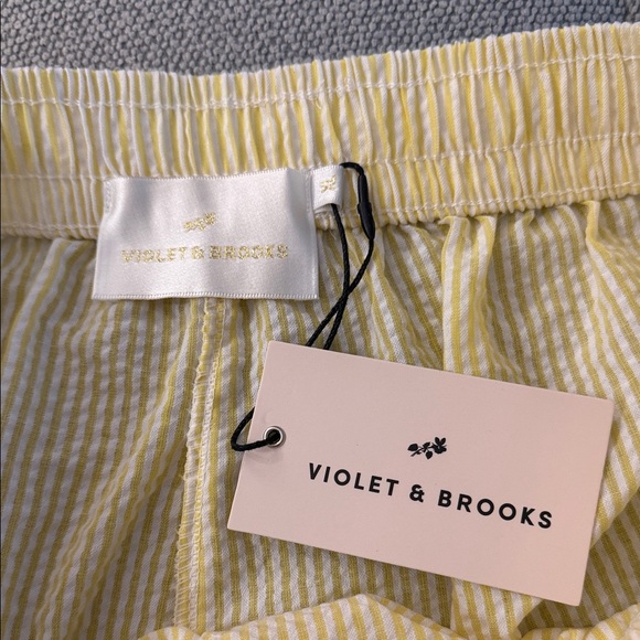 Sunny Striped High Waist Women's Shorts - Picture 2 of 3